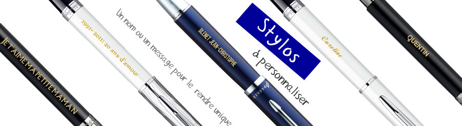 Stylos personnalisés