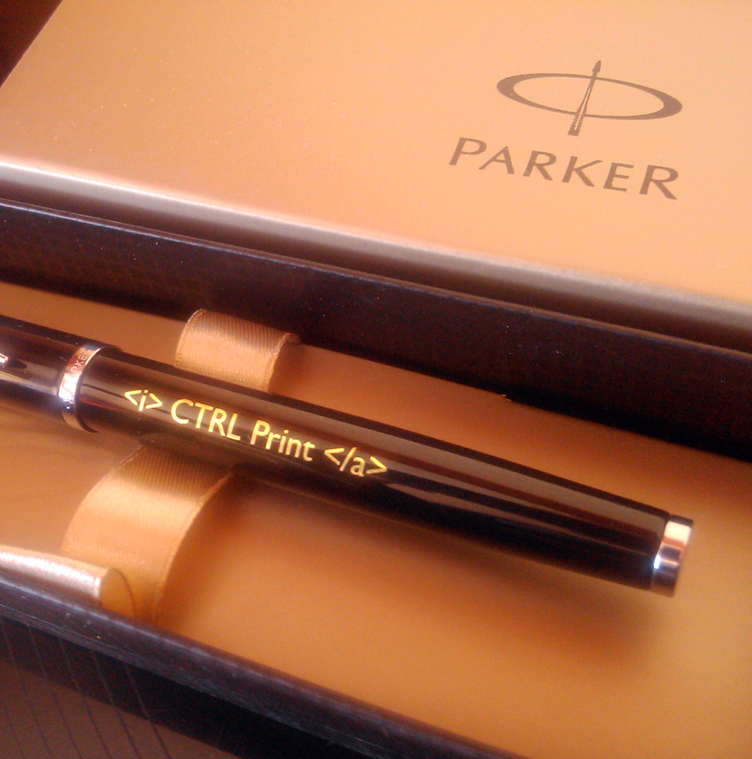Testé pour vous : Le stylo Parker personnalisé