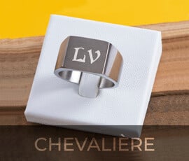 Chevalière gravée